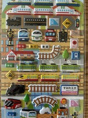 DAISO Puffy 3D Sticker Set Insect Train Sushi Japan Cute Kids Scrapbooking Lot 3