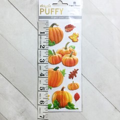 Pumpkin Stickers Scrapbook Embellishments Sticky Pix Puffy Fall Halloween