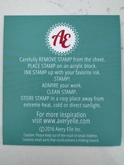Avery Elle Clear Cling Stamp Set HAPPY MOTHER’S DAY ST-17-02 NEW