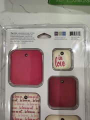 We R Memory Keepers Tag-Line Love Now & Forever Embellishments Tags Scrapbooking