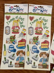Sandylion Dianne Wood & Ledbetter Scrapbook Sticker Lot