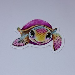 Cute Smiling Sea Turke Animal Love Sticker Vinyl Decal Journal Wall Decor Tc6