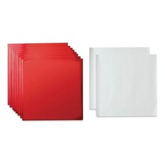 Cricut Red 30.5cm x 30.5cm (12″ x 12″) 8 Sheets for use Cutting Machines.