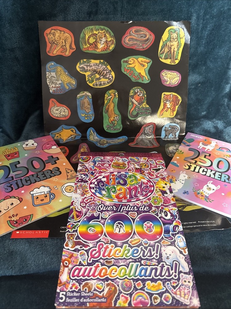 Sticker Lot, Lisa Frank, Scholastic Vintage and Premeire Stickers