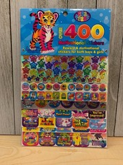 Lot of 3 Lisa Frank Over 400 Reward & Motivational Stickers P7566