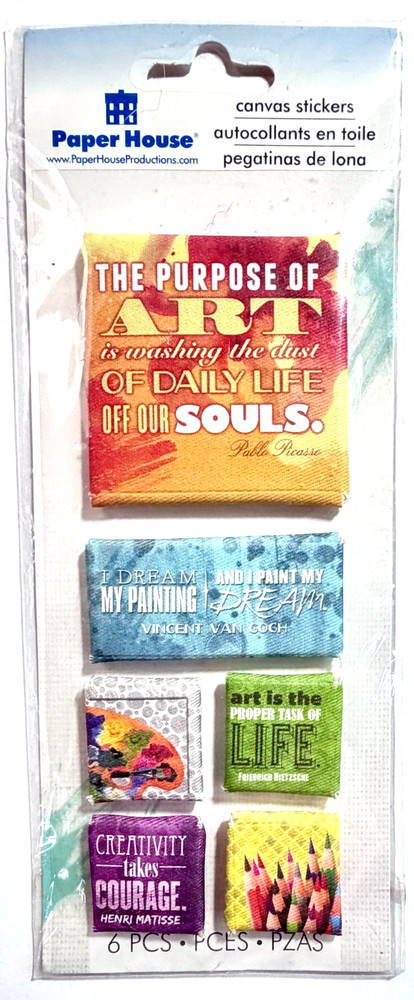 Canvas Art Stickers Scrapbooking Journal Card Making Craft Paper House