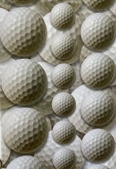 GOLF BALLS Card-Stock Stickers (19pc)Scrappin’Sports•Tee•Game •PGA Tour•Clubs•