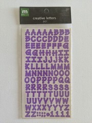 4 Creative Letters Dot Red Purple Teal Navy Blue 7/16″ Repositionable Stickers