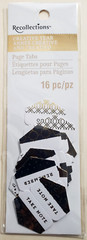Recollections CREATIVE YEAR Page Tabs – TAKE NOTE- 16 ct