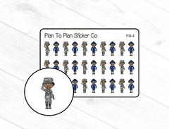 1114-4~~ Airforce Military BF Planner Stickers.