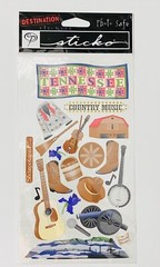 Tennessee Scrapbooking Sticker Pack by Sticko Country Music Nashville