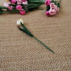 Tulip Flower Mulberry Paper Flower 10 mm. Scrap booking Flower Crafts Handmade