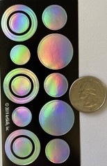 MODERN METALLICS PATTERN Stickers set(155pc)Artskills •Shapes•Foil•Card making•