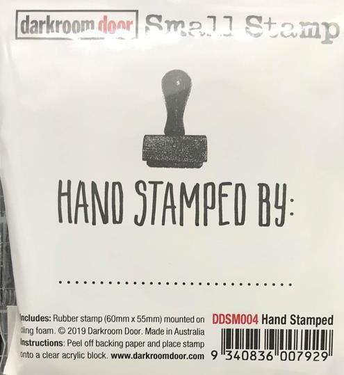 New DARKROOM DOOR Rubber Stamp HAND STAMPED BY: cling free USA ship