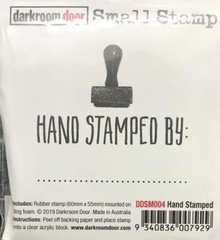 New DARKROOM DOOR Rubber Stamp HAND STAMPED BY: cling free USA ship
