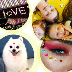2300Pcs Gem Stickers Jewels for Crafts, Self Adhesive Rhinestone Jewel Stickers,