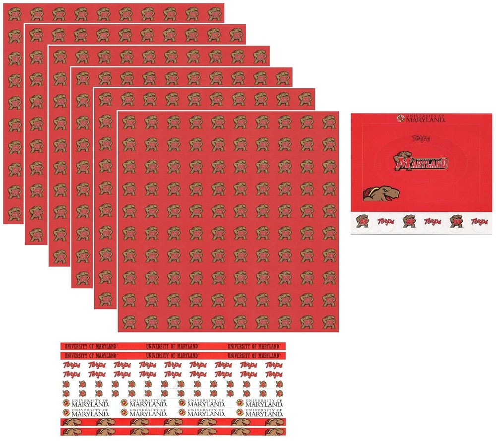 University of Maryland Terrapins Scrapbook Kit: paper & stickers