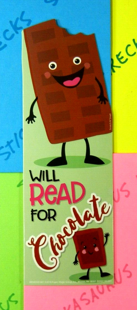 Eureka Chocolate Scented Scratch & Sniff Bookmark