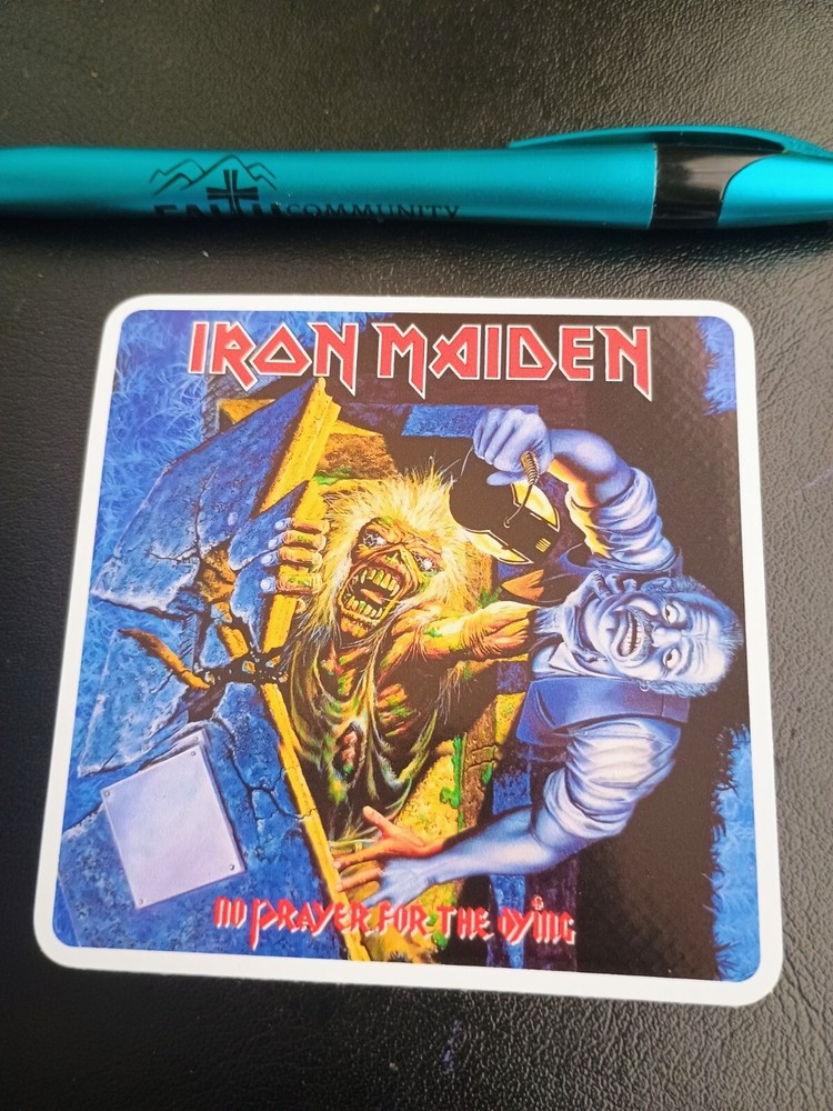 IRON MAIDEN No Prayer For The Dying STICKER – Mint Condition – HEAVY METAL BAND