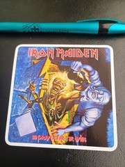 IRON MAIDEN No Prayer For The Dying STICKER – Mint Condition – HEAVY METAL BAND