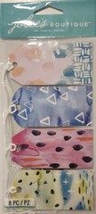 Lot of 6 packs JOLEE’S Boutique Watercolor Pattern Tags with ties
