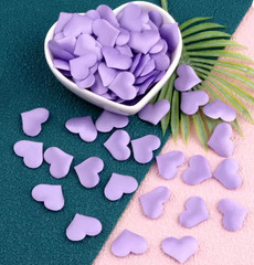 50x Sponge Foam Love Hearts Wedding Table Scatter Decor Party Scrapbooking Craft