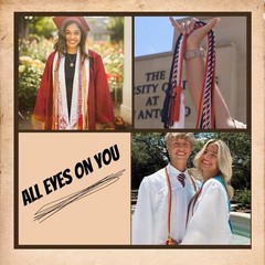 Double Red and Gold Graduation Honor Cords for Graduation 2025, National Hono…