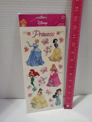 DR2 Sandylion DISNEY PRINCESS Snow White Belle Cinderella Ariel Stickers 1 Pg