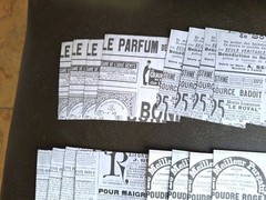 100pc Black & White Retro French Newspaper Ads 3 1/4 X 3 1/4 Scrapbook Papers