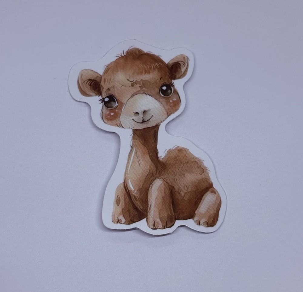 Cute Baby Camel Animal Sticker Vinyl Decal Journal Wall Fun Art Decor Tc9