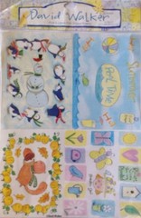 SEASONAL FRAME STICKER SHEET Aprox.8″x11″David Walker Winter•Summer•Fall•Spring•