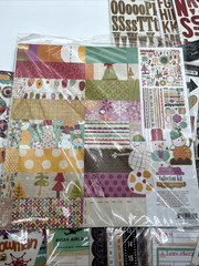 Mixed Scrapbook Sticker Chipboard Lot Crate Paper Heidi Grace Thickers Kit