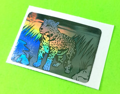 Vintage Trend Cheetah Holographic 3D Sticker *RARE* 1 1/4″ x 7/8″
