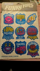 Vintage Stickers Dennison Funky Foils I Belong 80’s Sayings New Pack 80-168