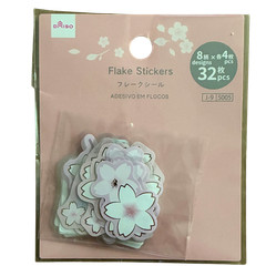 Japanese Sakura Stationery Set DAISO Cherry Blossom Sticker & Memo Card 5pcs