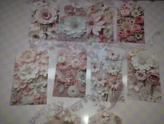 Beautiful Flower Tags Floral Junk Journals Scrapbook Embellishments USA