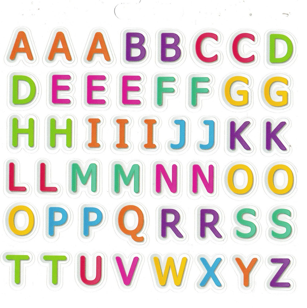 stickers ALPHABET ABC [SQ]