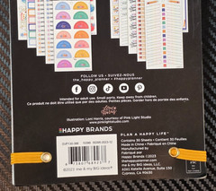 Happy Planner Classroom Brights Big Sticker 30 Sheets 811 Pieces