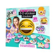 ACTIVITY KINGS ILY DIY 3D Sticker Maker – Arts & Crafts Kit for Kids Ages 6+ …