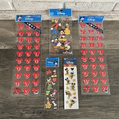 Disney Mickey Mouse and Friends Scrapbooking Stickers~Lot of 5 Packs~NEW