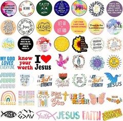120 Christian Inspirational Stickers Diverse Bible Verse Collection