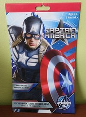 Captain America Sticker Book – Marvel – 5 Sheets (400 stickers) NEW