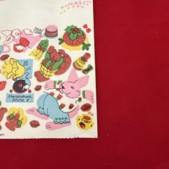 Vintage Sandylion The Forest Gave A Party Maxi Activity Sticker 1984 Rare