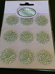 DAWN BIBBY 3D ADHESIVE GEMSTONE STARBURST 9 PCS
