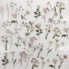 44 Irregular Vinyl Daisy Stickers – Watercolor Aesthetic for Every Surface