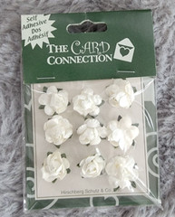 Hirschberg Schutz & Co Inc The Card Collection white flower stickers