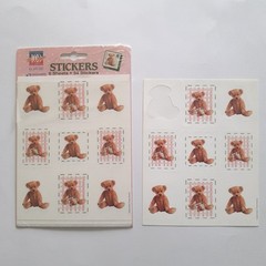 Vintage USPS 1998 America’s Teddy Bear Stickers – 5 Sheets in Opened Packaging