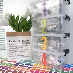 Bemeol 500 Pieces 30 Sheets Large Letter Stickers 2.5 Inch Inch, Colorful