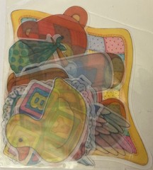BABY Vellum Die-Cuts(15pc) Memories Forever•Footprint •Stork•Teddybear •Newborn•