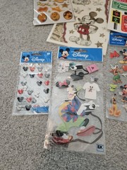 Disney Princess Scrapbook Stickers 30 pc LOT Mickey Pooh Snow White Cinderella